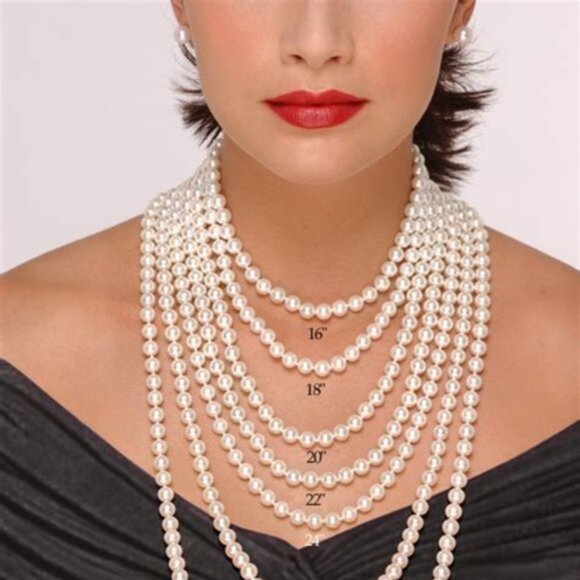 Vintage Genuine Lustrous Pearl Necklace - Picture 1 of 5